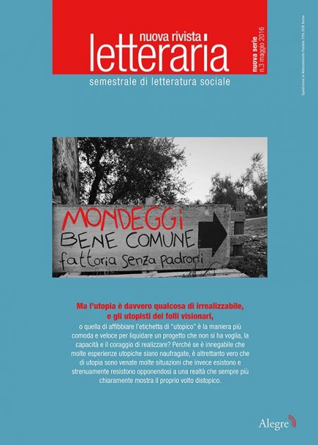 Nuova Rivista Letteraria, n. 3 nuova serie